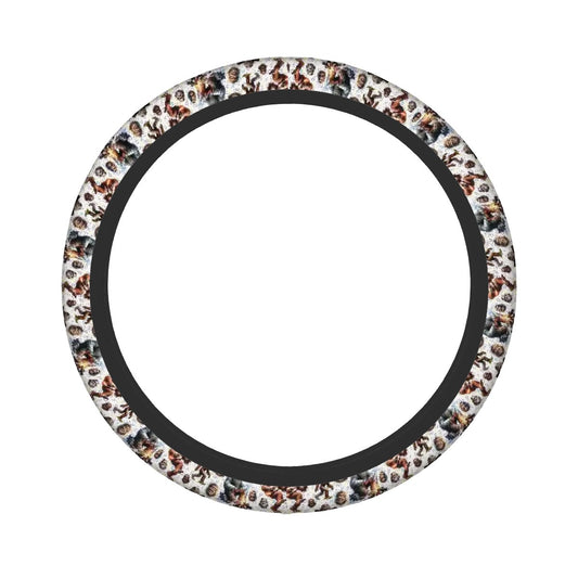 20 Sasquatch Bigfoot Designs, Rugged Auto Steering Wheel Cover - 15"