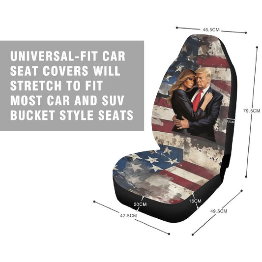 Donald & Melania Trump, Car Seat Covers, Full 3 Piece Set