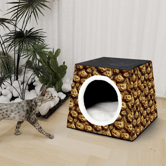 Gold Cats, Space Capsule Pet Bed