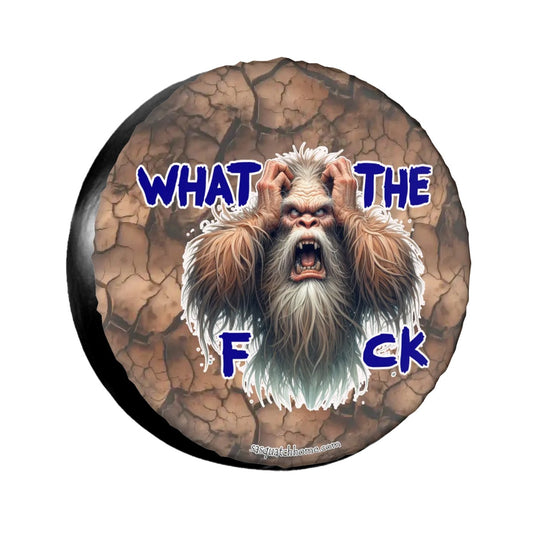 WTF Sasquatch Bigfoot Tire Cover - Protect Your Spare with Style