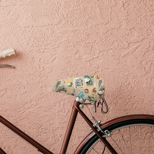 Waterproof Bike Seat Cover - AWESOME DESIGNS - Zombie seat cover, Ireland, Smurfs, Outer Space, Western