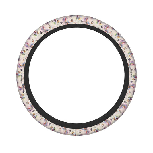 6 Fairy Designs, Rugged Auto Steering Wheel Cover - 15"