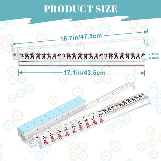 Donald Trump Dancing Design, 4 Artistic Mahjong Tile Pusher Racks