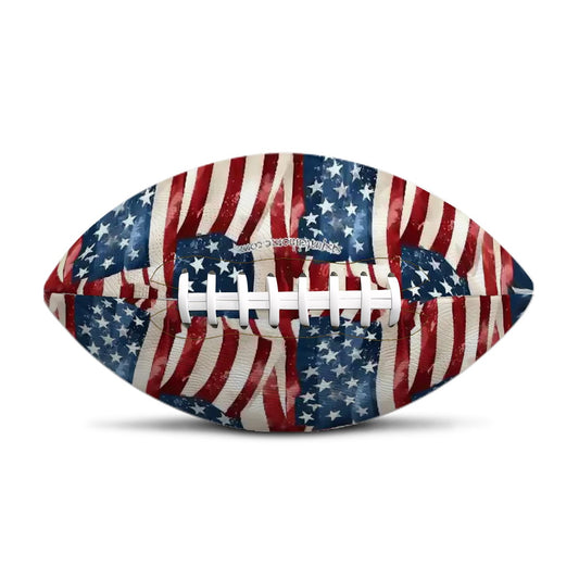 American Flag, Leather Rugby / Football