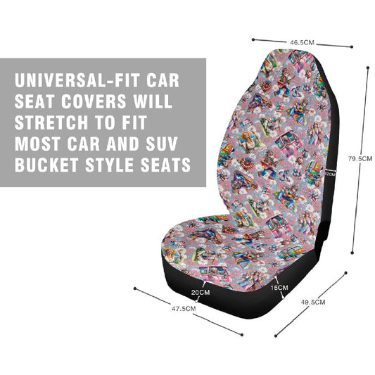 8 Patriot Designs, Set of 3 Auto Seat Covers