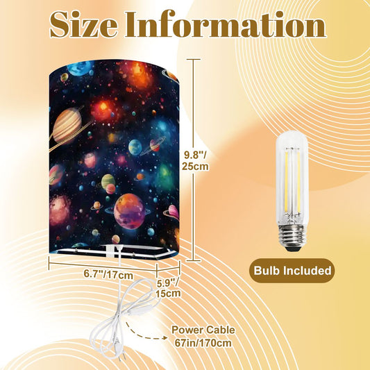 12 Space Designs, Wall Sconces, Set of 2, Plug In