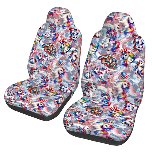8 Patriot Designs, Set of 2 Front Auto Seat Cover