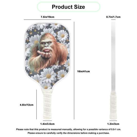 Bigfoot / Sasquatch Daisies 1 Pickleball Paddle-