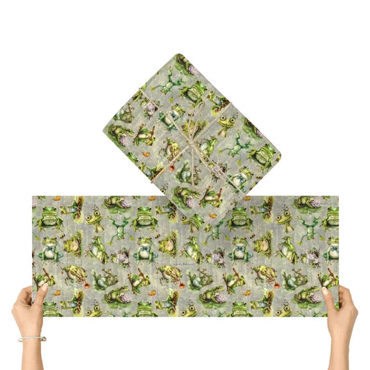 10 Animal Designs, 3 Pack Gift Wrapping Paper Sheets