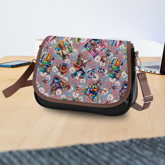 8 Patriot Designs, Leather Shoulder Bag / Purse