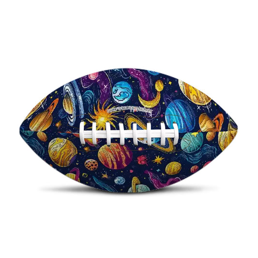 12 Galaxy, Outer Space Designs, Leather Rugby / Football