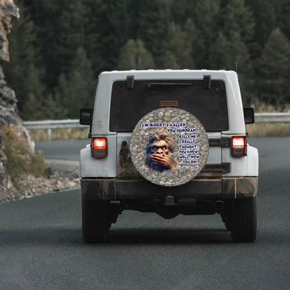 Ignorant Sasquatch Bigfoot Tire Cover - Protect Your Spare with Style