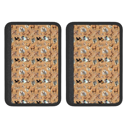 10 Animal Designs, Seat Belt Cover Pad For Adults 2 Pcs