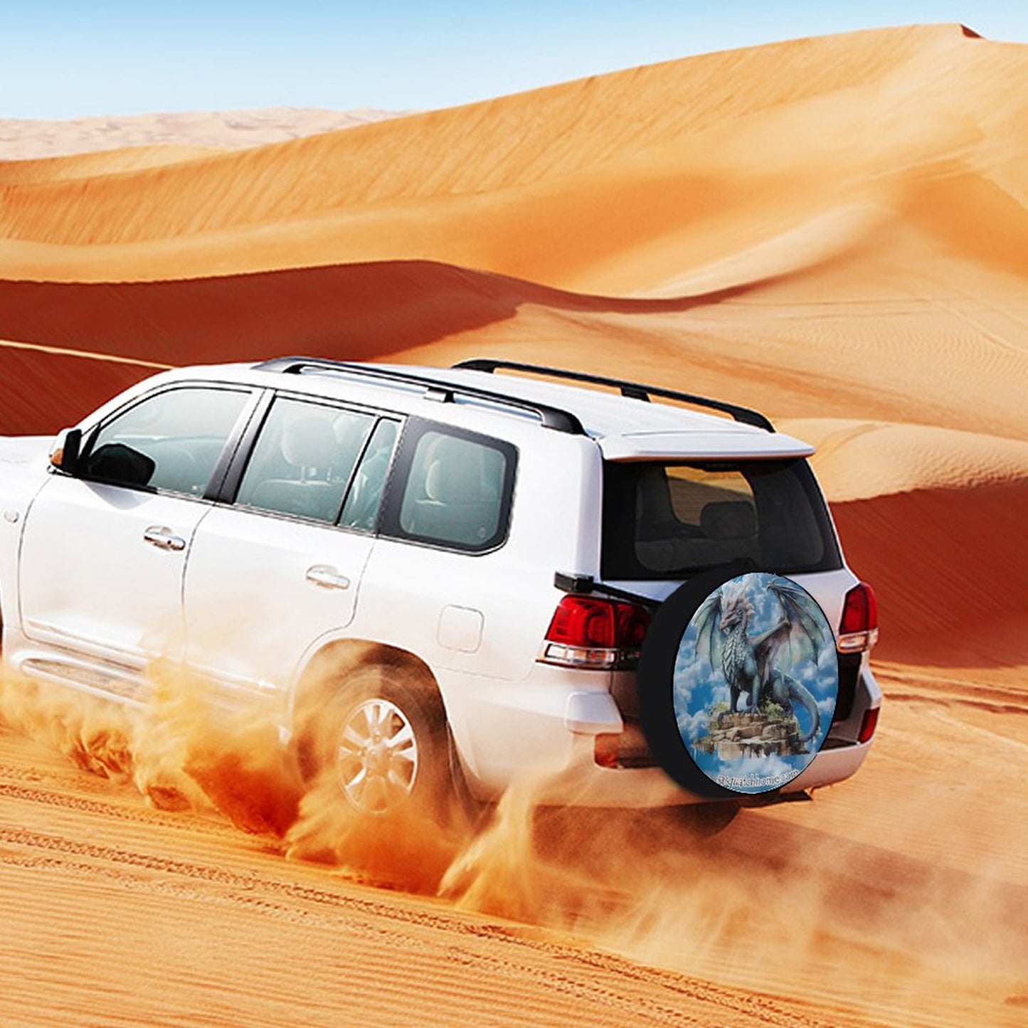 Sky Dragon Oxford Cloth Tire Cover