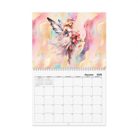 Fairy, Fantasy,  2026 8x11 inch Wall Calendar  Personalize It! Home Decor, Gift for Holidays, Office Organization