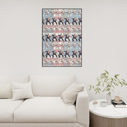 Donald Trump Dancing Over Flag- 300pc Wooden Jigsaw Puzzle