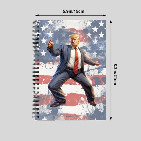 Dancing Donald Trump Spiral Notebook