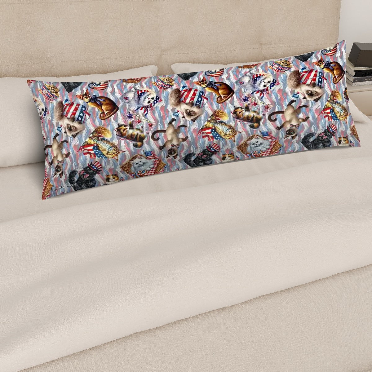 8 Patriot Designs, Long Body Pillow Case