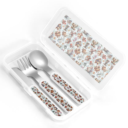 21 Sasquatch Designs Kids Straight Handled Cutlery Set