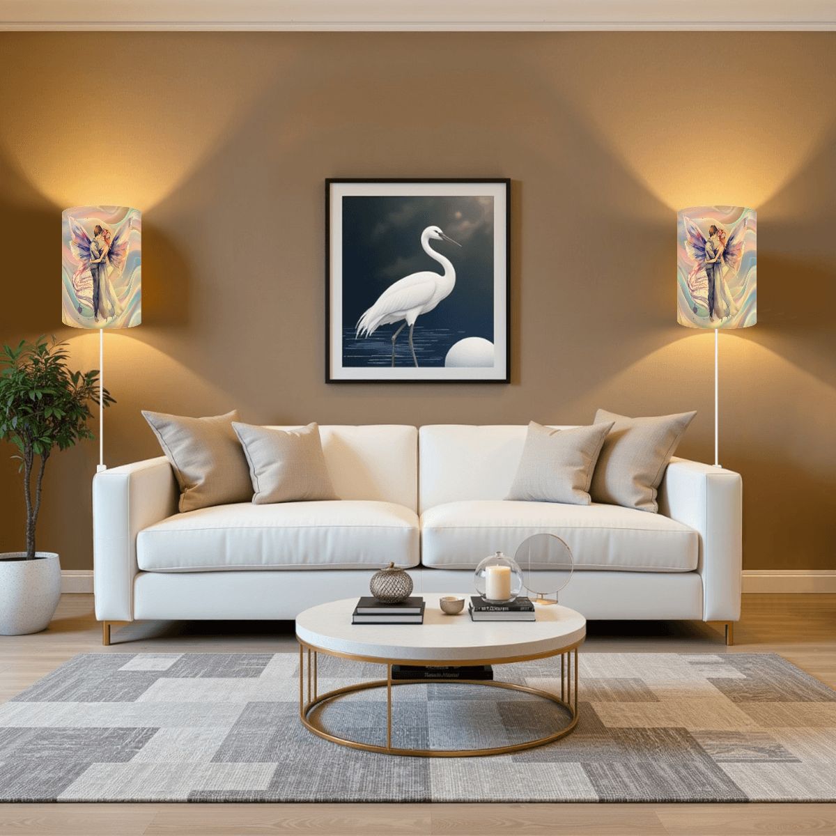 Fairy Love, Wall Sconces, Set of 2, Plug In