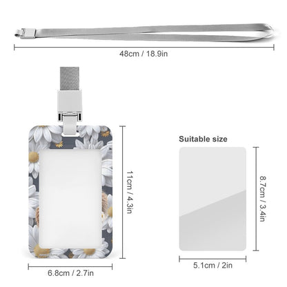 Sasquatch "Smell the Flowers" Vertical ID Badge Holder