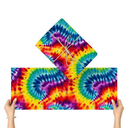 19 Tie Dye Designs, 3 Pack Gift Wrapping Paper Sheets