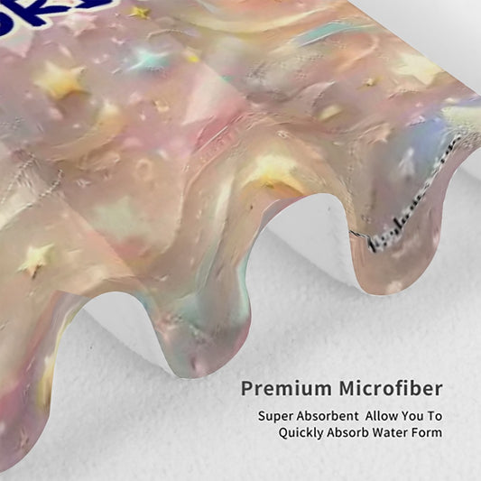 "Jesus Loves You.." Bigfoot, Sasquatch 52” x 32” Microfiber Absorbent Bath Towel