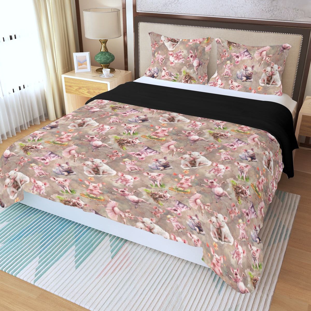 Animal (Pet) Designs Three Piece Duvet Bedding Set