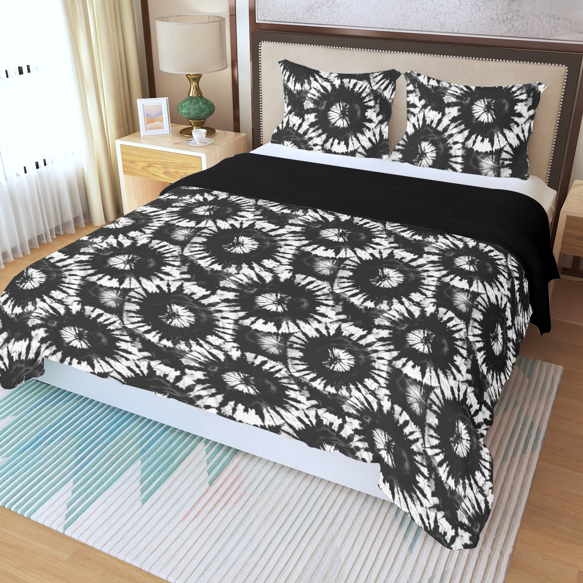 Tie Dye Themes, Three Piece Duvet Bedding Set