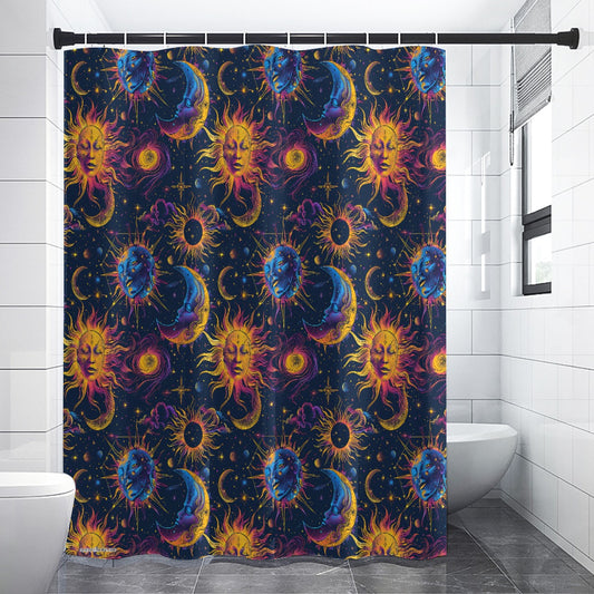 Astrological Design, Polyester Shower Curtain in 4 sizes