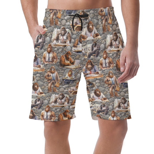 10 Bigfoot / Sasquatch Designs,  Men’s Lightweight Casual Shorts
