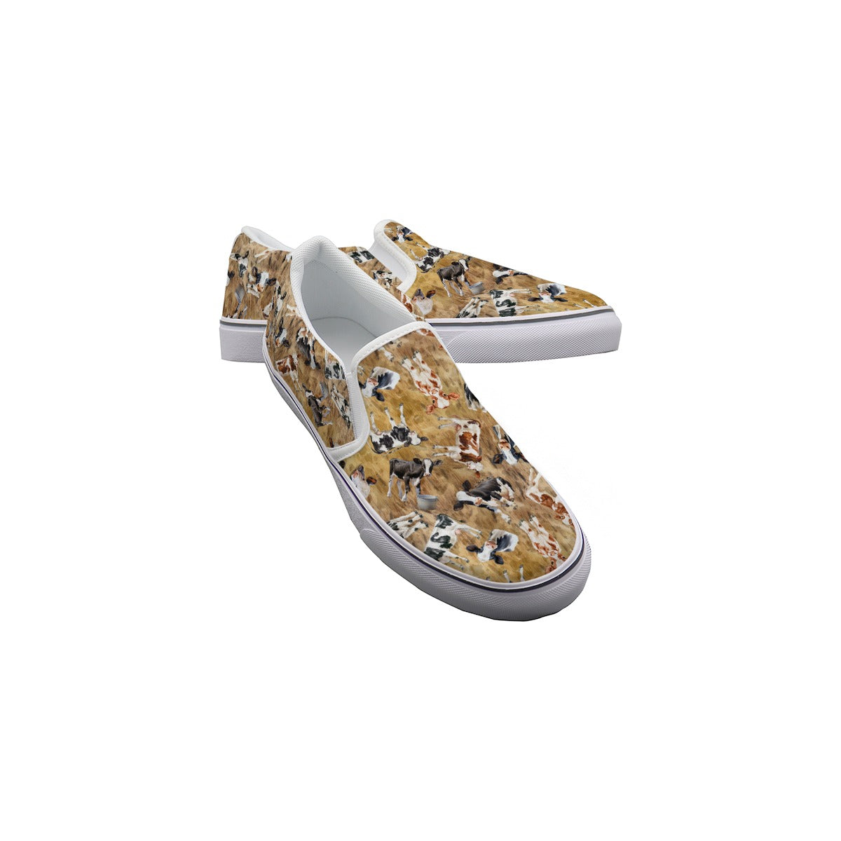 10 Animal Designs, Men's Slip On Sneakers