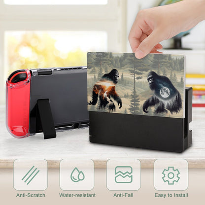Sasquatch "night and Day" Nintendo Switch Dock Station Cover