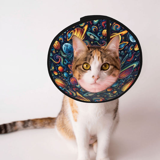 12 Outer Space Designs, Pet Elizabethan, Pet Medical Collar