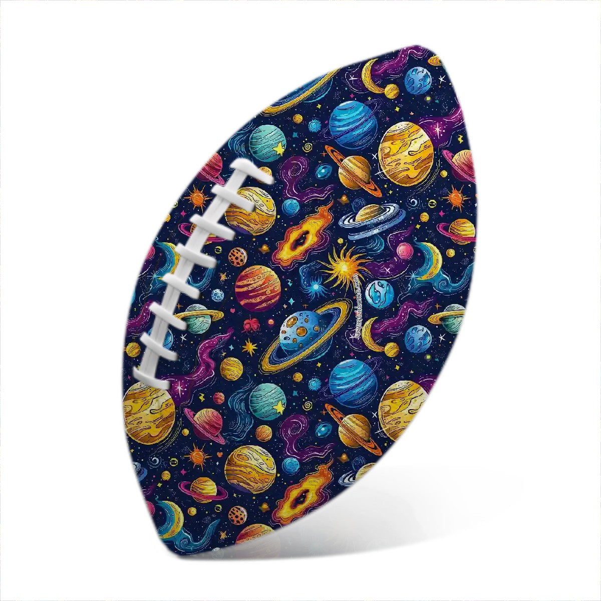 12 Galaxy, Outer Space Designs, Leather Rugby / Football