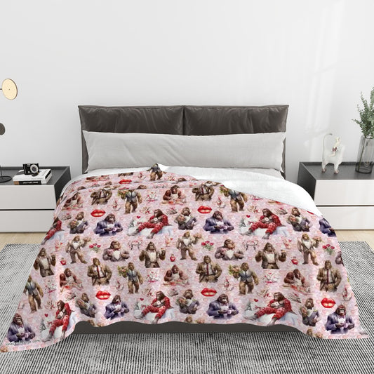 Sasquatch / Bigfoot 19 Designs - Soft Flannel Throw Blanket