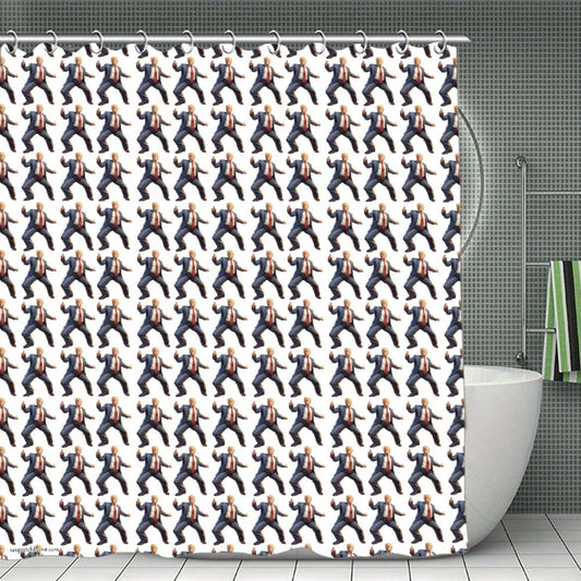 20 Donald Trump Designs, Waterproof Polyester Shower Curtain – Made in the USA – 70.8x70.8”