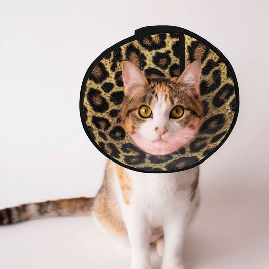 Leopard Design, Pet Elizabethan, Pet Medical Collar