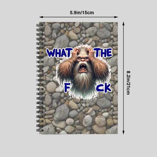Bigfoot, Sasquatch, "WTF" Spiral Notebook