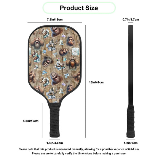 Sasquatch Bigfoot Designs Pickleball Paddle