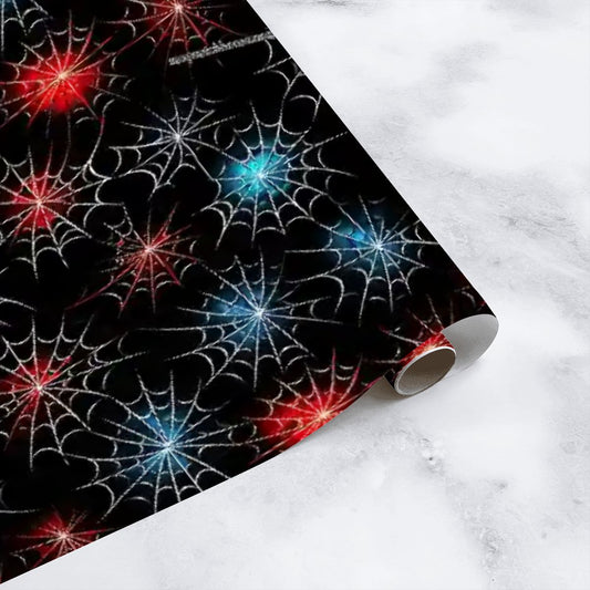 Spider Web, 3 Pack Gift Wrapping Paper Sheets