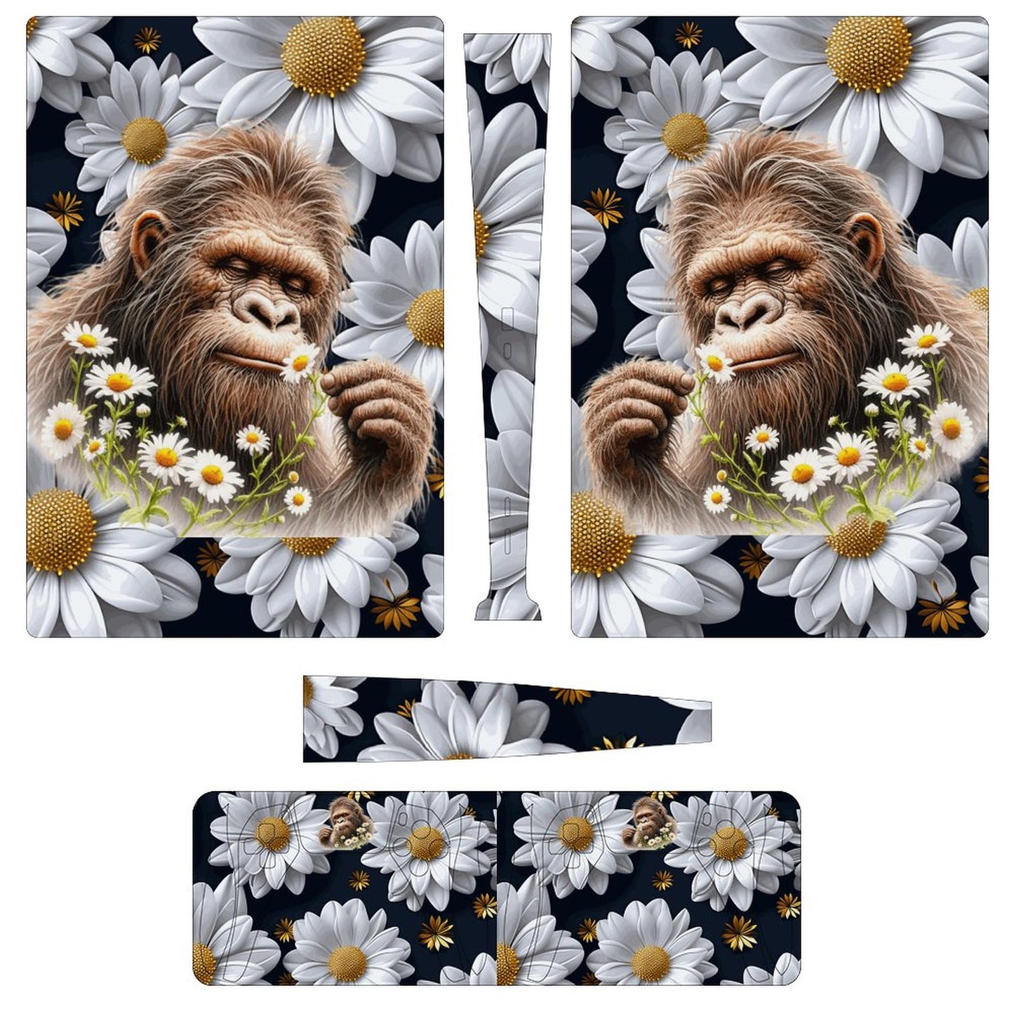 Sasquatch "smell the flowers" PS5 Digital Edition Skin for Controller Console