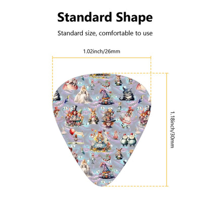 Guitar Picks, 12Pcs, Mystical Designs (20) Designs, 3 thicknesses