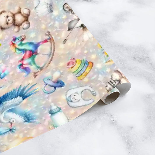 Toddler Birthday, 3 Pack Gift Wrapping Paper Sheets