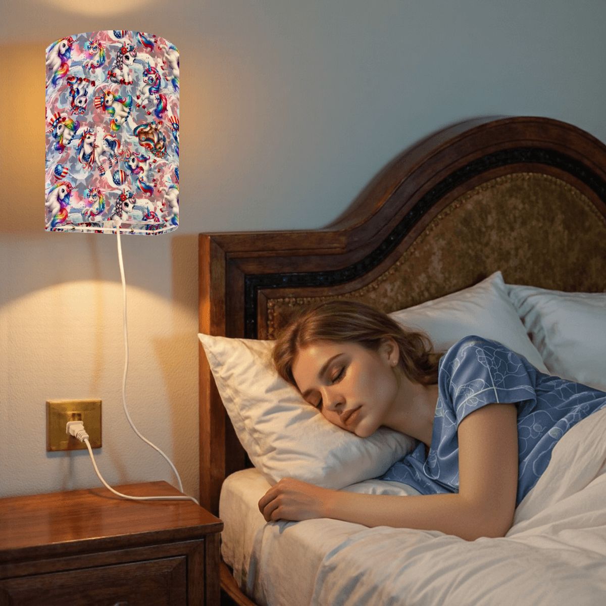 8 Patriot Designs, Wall Sconces, Set of 2, Plug In