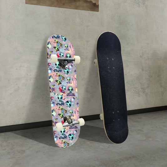 6 Alien Designs, High Density 7 Layer Skateboard, Made In USA