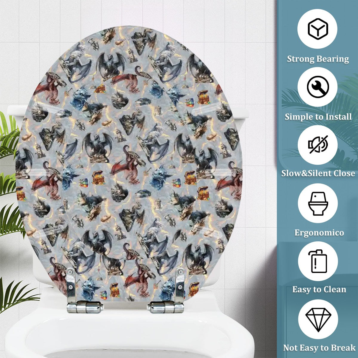 Earth Dragon Universal Toilet Seat / Cover