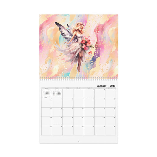 Fairy, Fantasy,  2026 14x11 inch Wall Calendar  Personalize It! Home Decor, Gift for Holidays, Office Organization