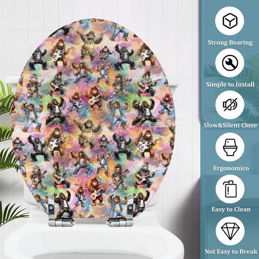 Bigfoot / Sasquatch Universal Toilet Seat / Cover