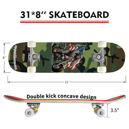 High Density 7 Layer Skateboard, Made In USA